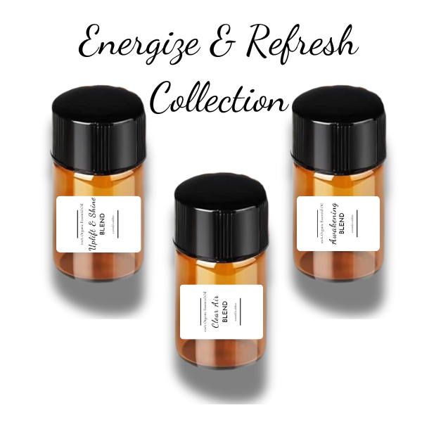 Introducing the Energize & Refresh Collection from Aroma Connection Co! Infused with vibrant essential oils, this collection revitalizes your spirit and invigorates your senses. Boost your energy and embrace a fresh start every day!