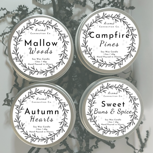 4-Pack Holiday Candle Set