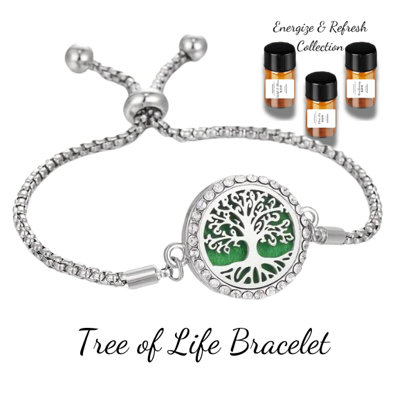 Aromatherapy Bracelet with Essential Oil Diffuser